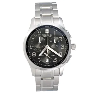 Swiss Army 241295 Men's Alliance Chrono Black Dial Stainless Steel Bracelet Watch