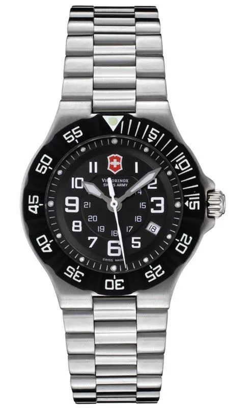 Swiss Army 241348 Women's Black Dial Stainless Steel Watch