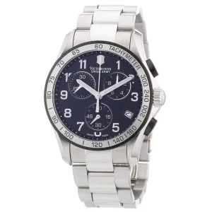 Swiss Army 241403 Men's Chrono Classic Black Dial Stainless Steel Bracelet Watch