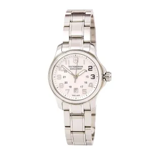 Swiss Army 241458 Women's Officers XS White MOP Dial Stainless Steel Bracelet Watch