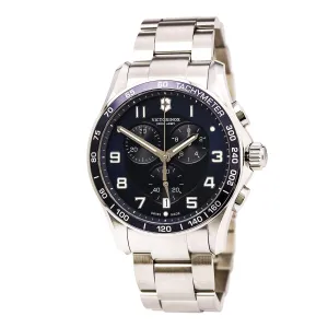 Swiss Army 241652 Men's Chrono Classic XLS Blue Dial Stainless Steel Bracelet Watch