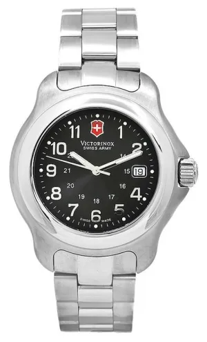 Swiss Army 24706 Men's Stainless Steel Black dial Quartz Watch