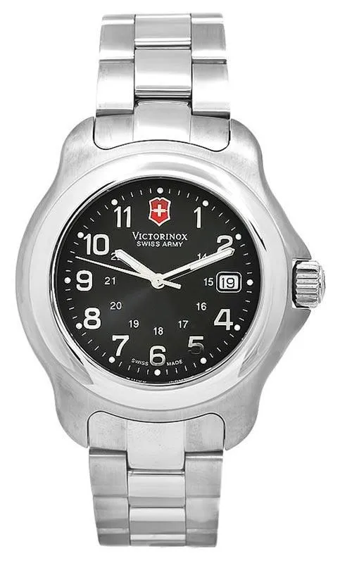 Swiss Army 24706 Men's Stainless Steel Black dial Quartz Watch