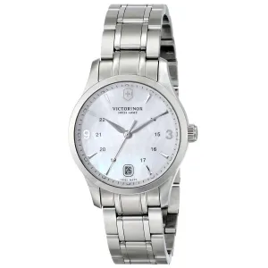 Swiss Army 249061 Women's Alliance White MOP Dial Stainless Steel Bracelet Watch