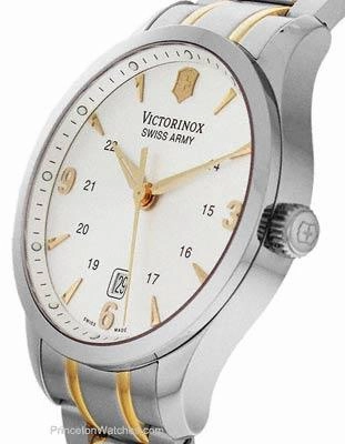Swiss Army Mens Alliance - Silver Dial - Two-Tone Bracelet - Date Window