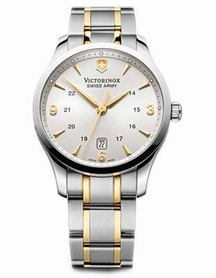 Swiss Army Mens Alliance - Silver Dial - Two-Tone Bracelet - Date Window