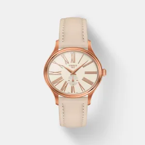 T-Lady Women White Dial Analog Leather Watch T1033103601300