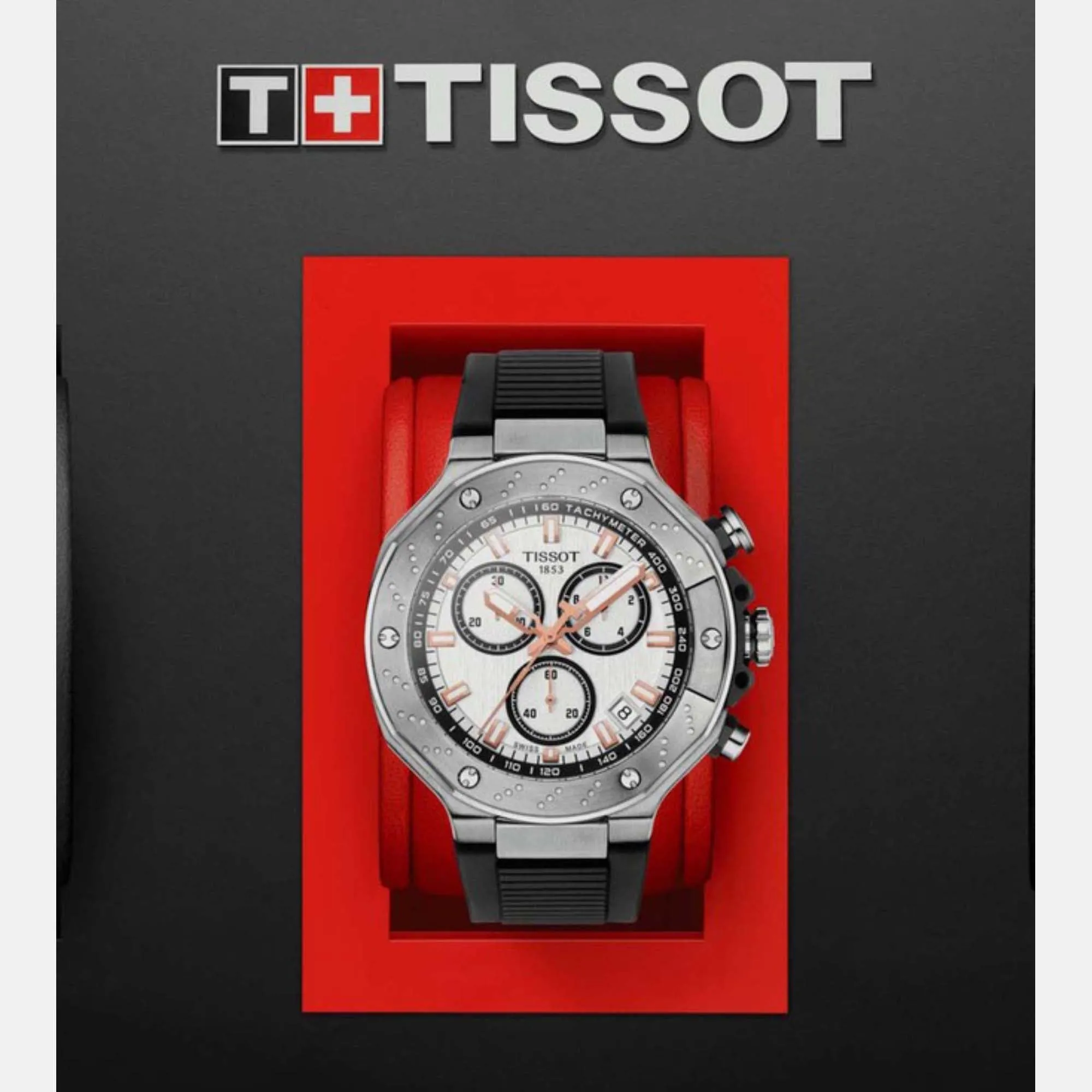 T-Race Men Chronograph Silicone Watch T1414171701100