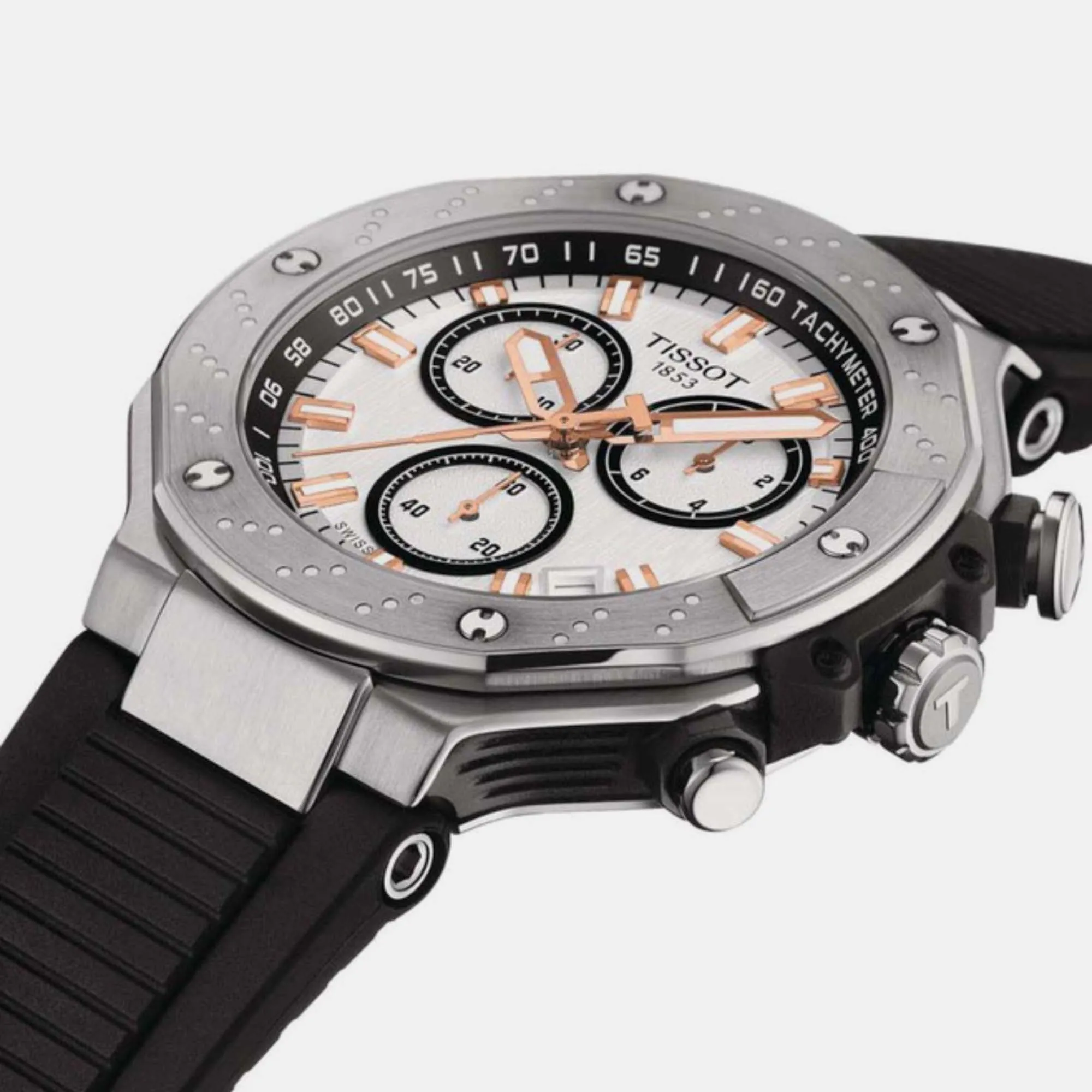 T-Race Men Chronograph Silicone Watch T1414171701100
