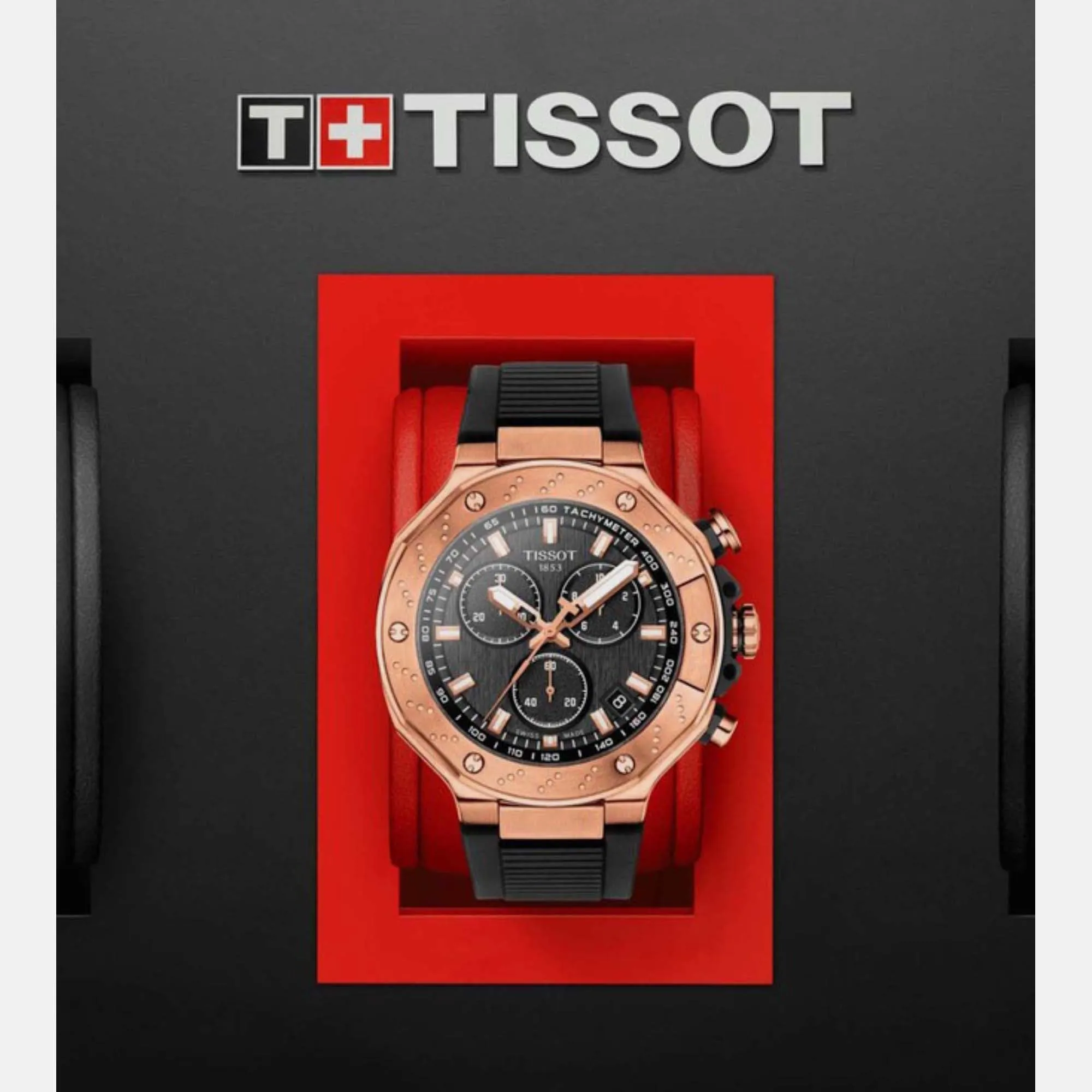 T-Race Men Chronograph Silicone Watch T1414173705100