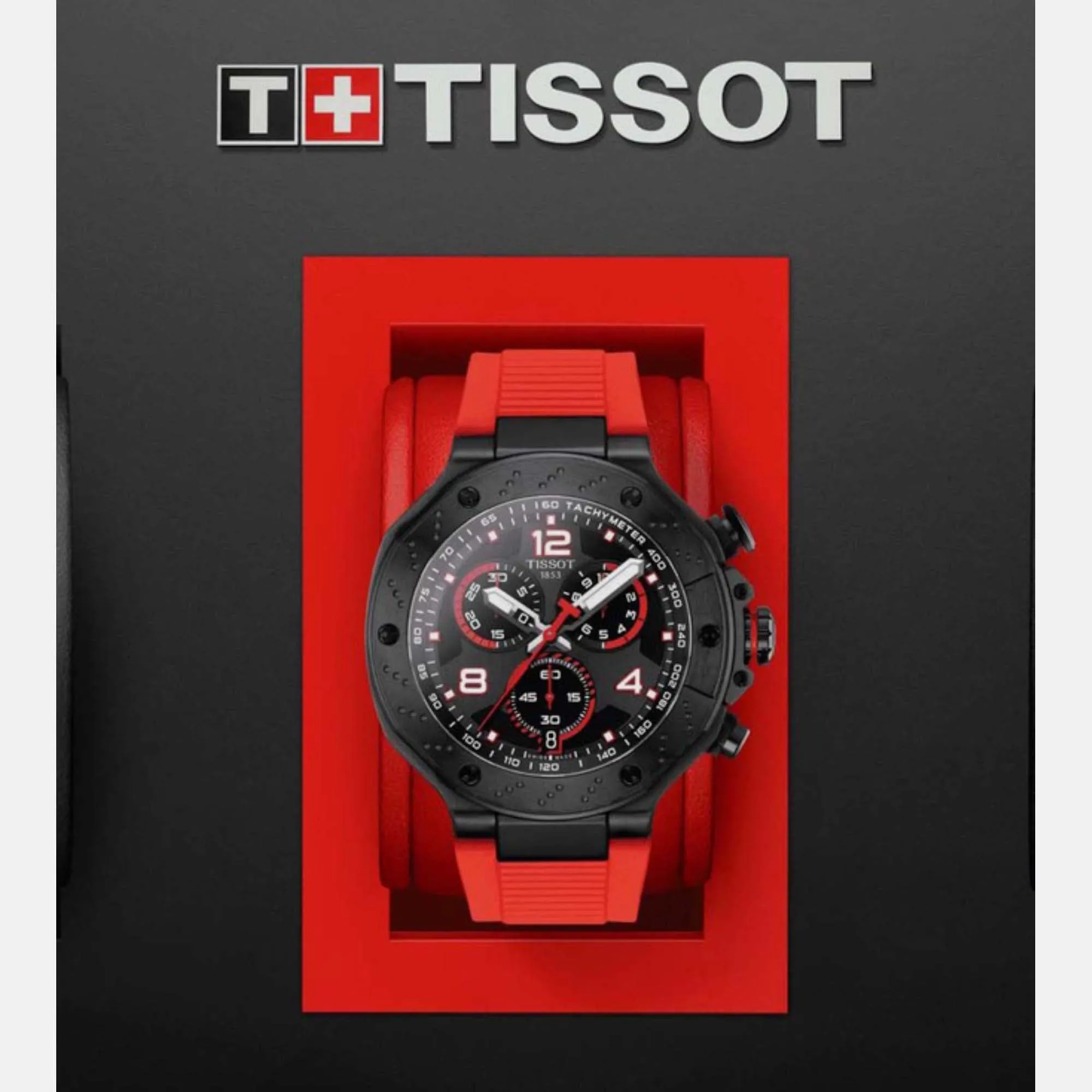 T-Race Men Chronograph Silicone Watch T1414173705701