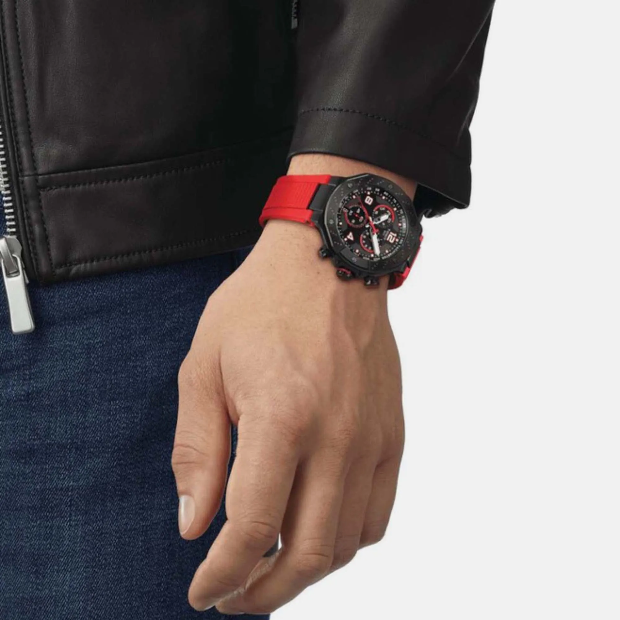 T-Race Men Chronograph Silicone Watch T1414173705701