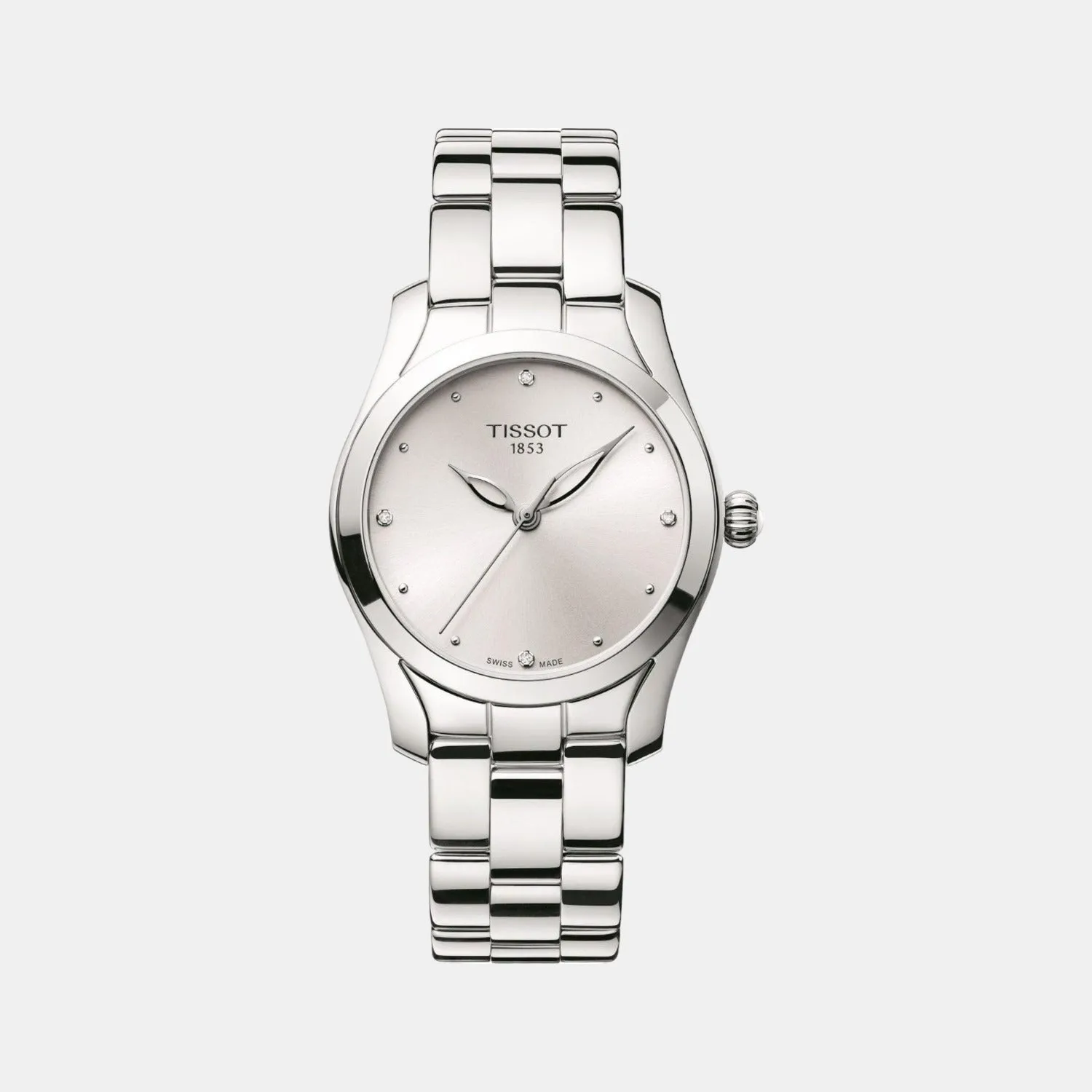 T-Wave Women Analog Stainless Steel Watch T1122101103600