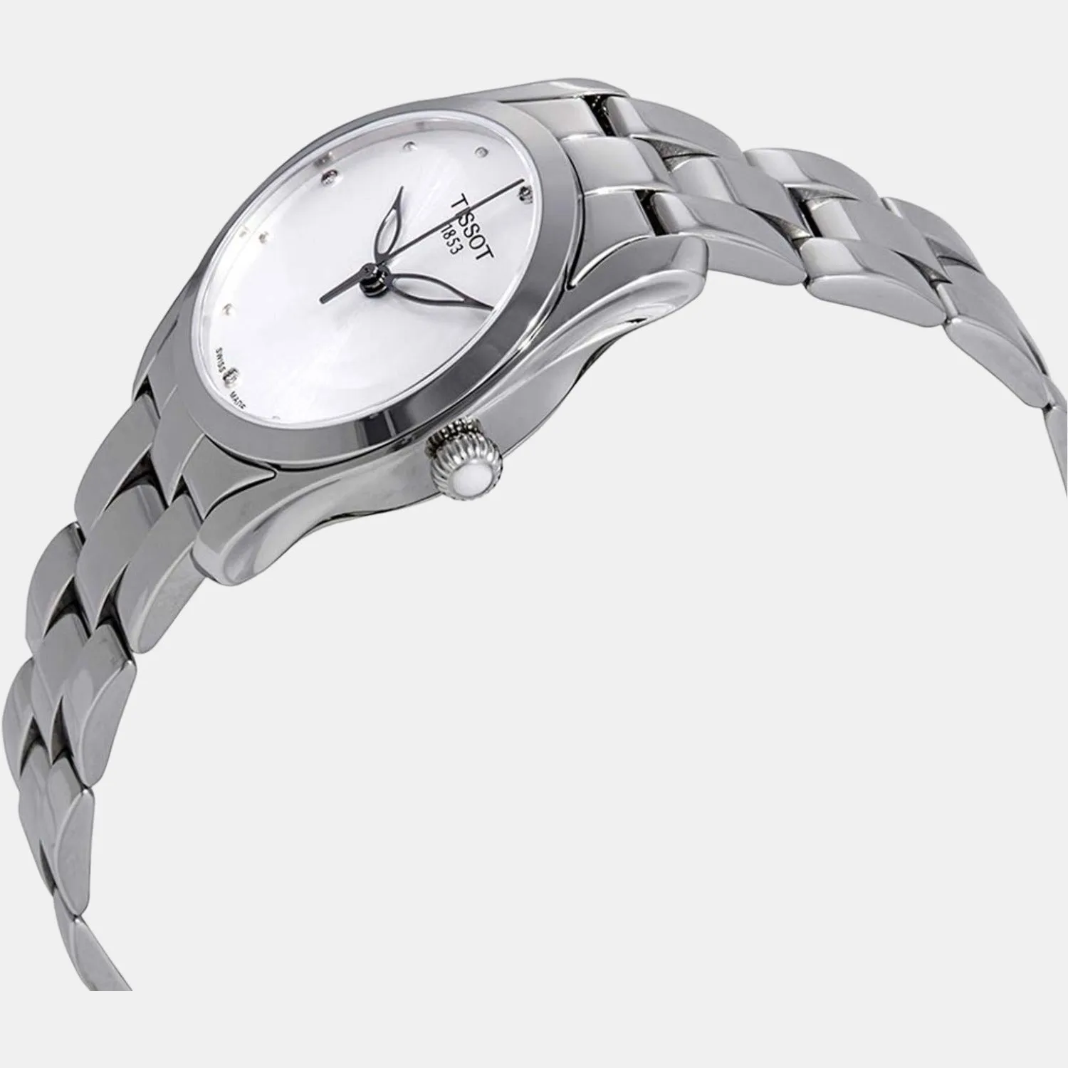 T-Wave Women Analog Stainless Steel Watch T1122101103600