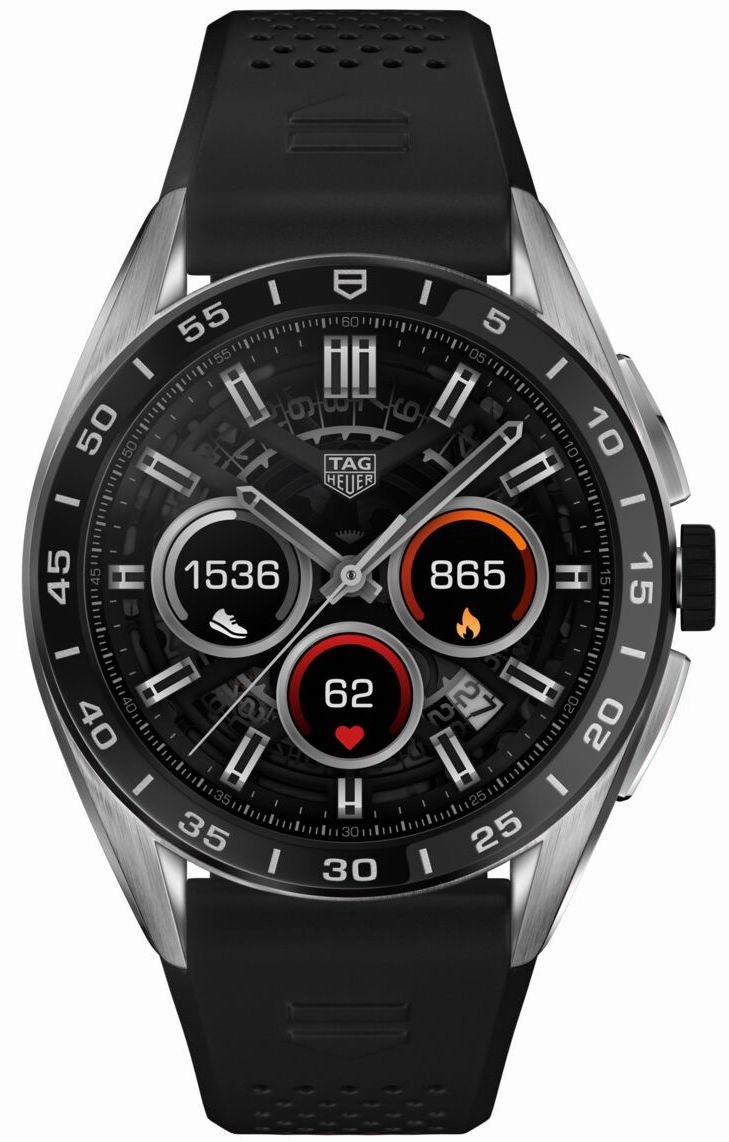 TAG Heuer Connected Calibre E4 Black 45 Rubber