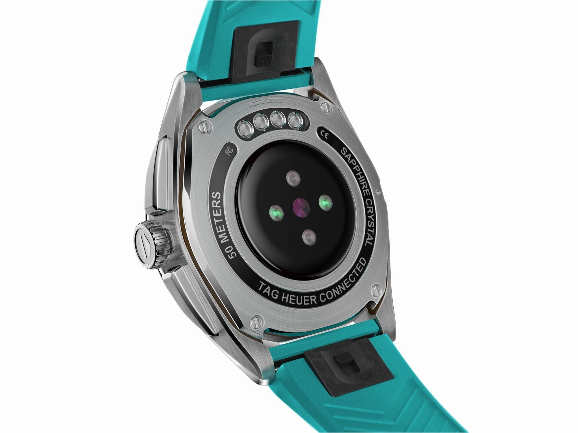 TAG Heuer Watch Connected Calibre E4 42 Light Blue Rubber