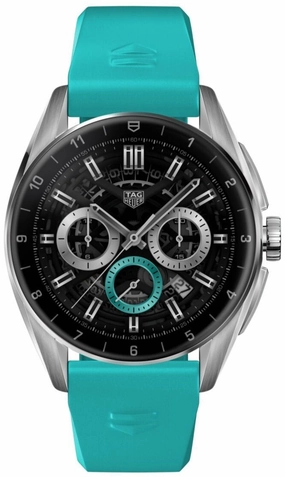 TAG Heuer Watch Connected Calibre E4 42 Light Blue Rubber