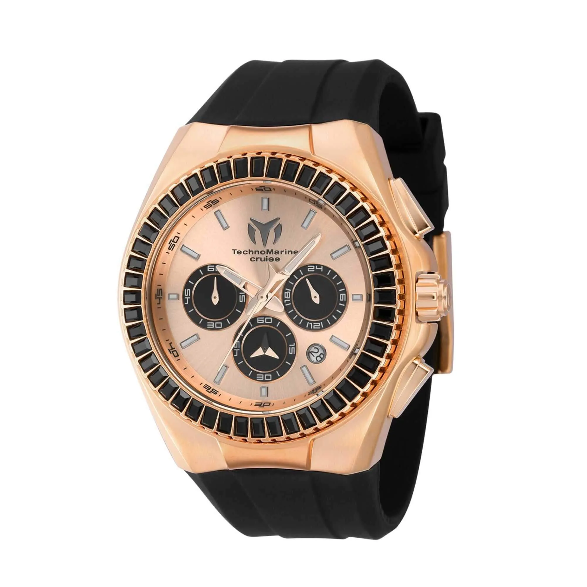 Technomarine Men's Watch - Cruise Chronograph Rose Gold and Black Dial | TM-121145