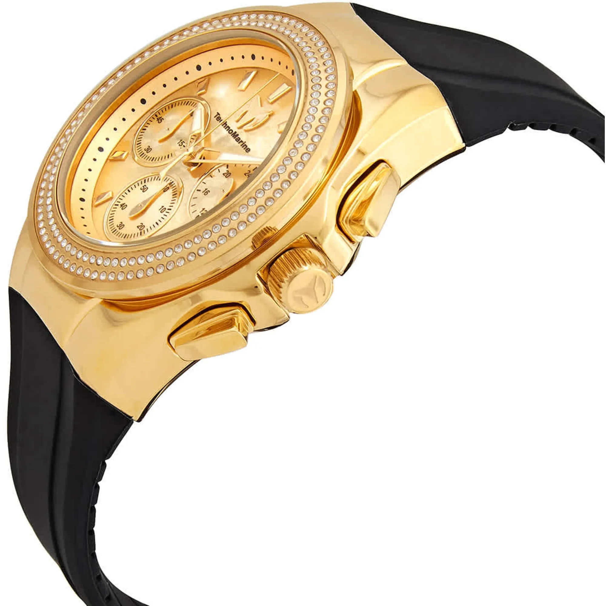 Technomarine Women's Watch - Cruise Chronograph Gold Tone MOP Dial Strap | TM-120041