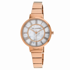 Ted Lapidus Women's Marble white dial Watch