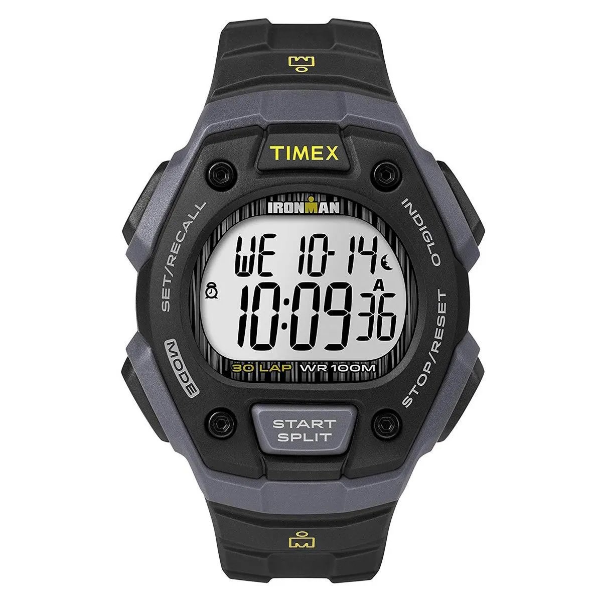 Timex Chronograph Watch - Men's Ironman Classic 30 Black Strap | TW5M09500JV