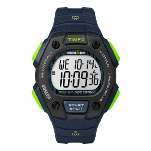Timex Chronograph Watch - Men's Ironman Classic 30 Blue Strap | TW5M11600JV