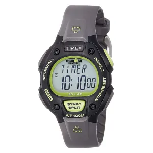 Timex Chronograph Watch - Men's Ironman Classic 30 Grey Strap | T5K692JV