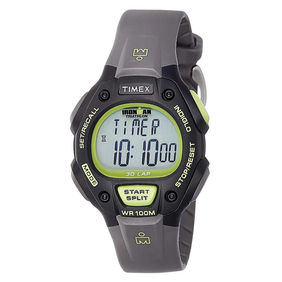 Timex Chronograph Watch - Men's Ironman Classic 30 Grey Strap | T5K692JV
