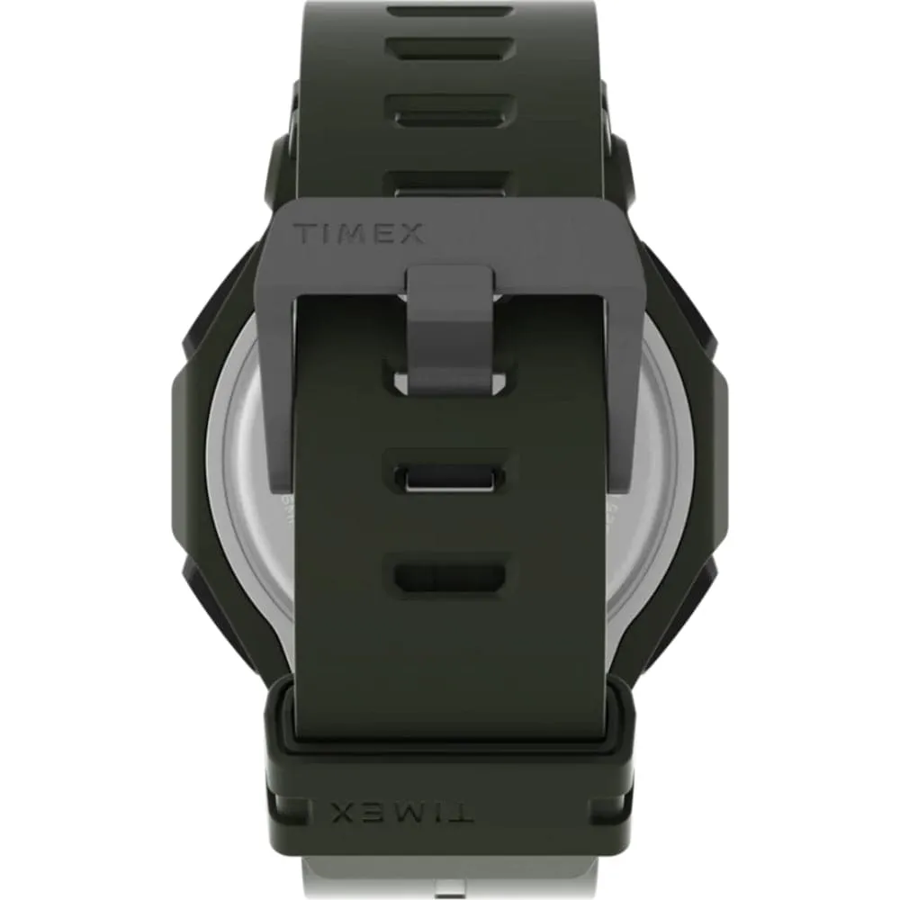 Timex Command Digital-Analogue Green Resin Strap Men Watch TW2V35400