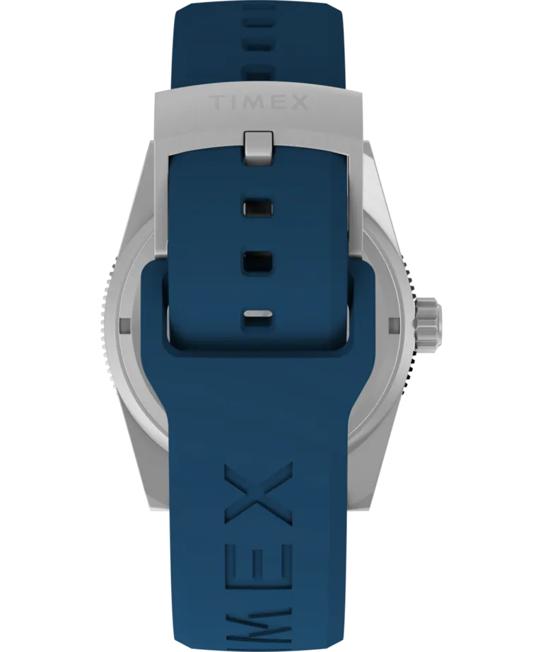 Timex Deepwater Reef 200M 41mm Blue Rubber Strap Watch TW2W74600