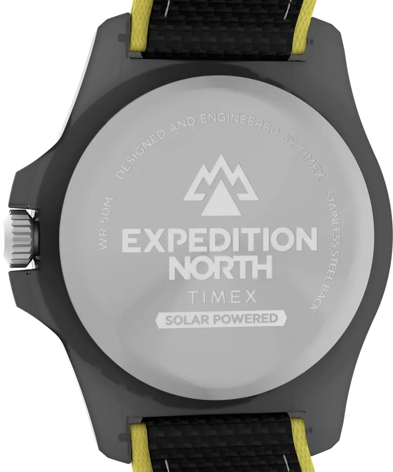 Timex Expedition 46mm Black Dial Fabric Strap Watch TW2V66200