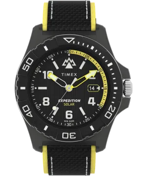 Timex Expedition 46mm Black Dial Fabric Strap Watch TW2V66200