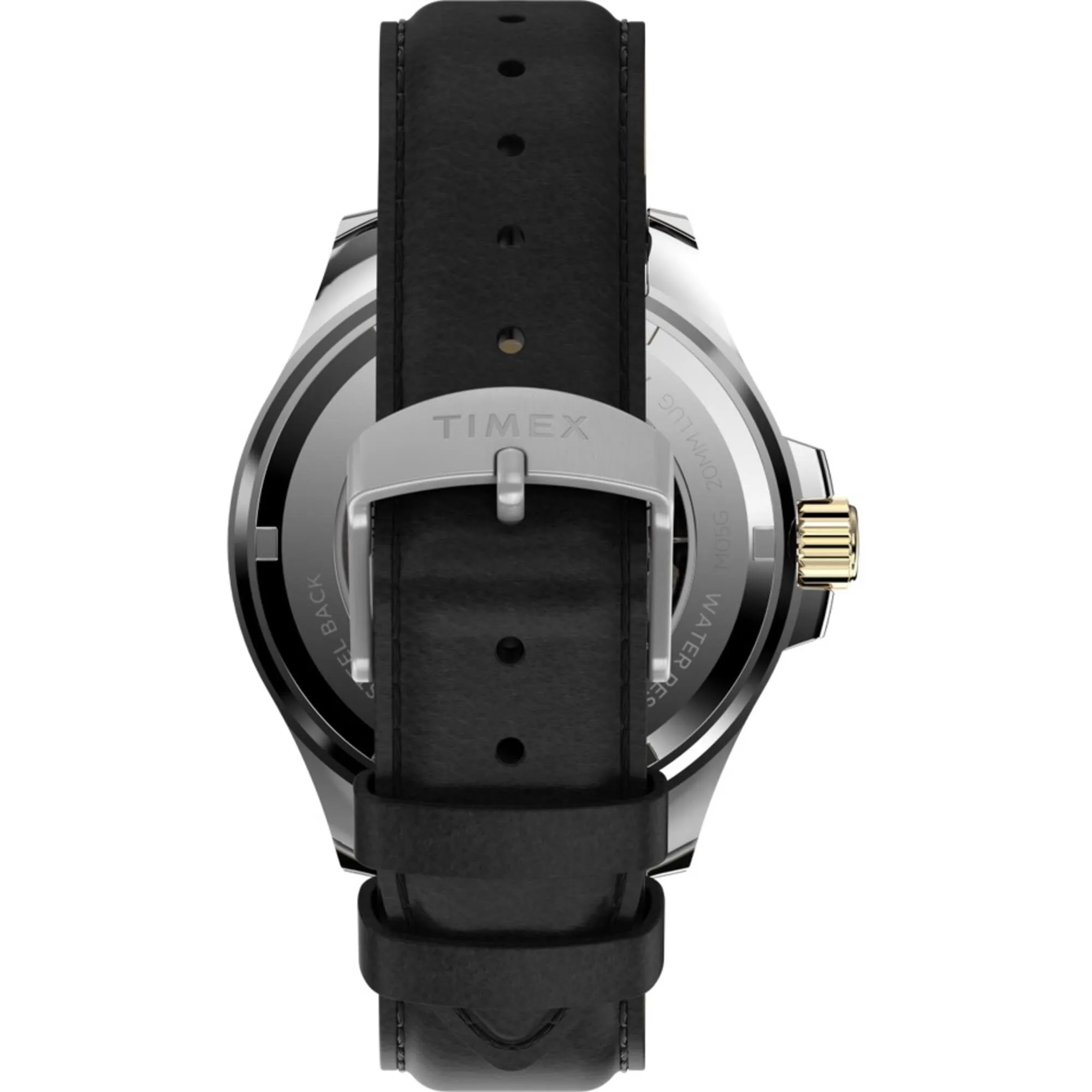Timex Men's Automatic Watch - Harborside Coast Blue Dial Black Strap | TW2V72200VQ