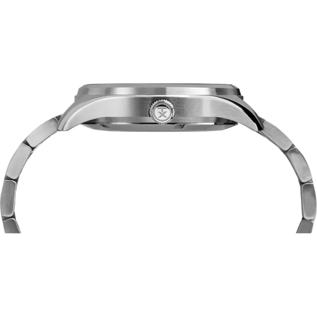 Timex Men's Automatic Watch - Waterbury White Dial Silver Bracelet | TW2T69700VQ
