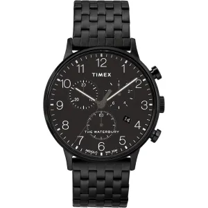 Timex Men's Chrono Watch - Waterbury Classic Stainless Steel Bracelet | TW2R72200