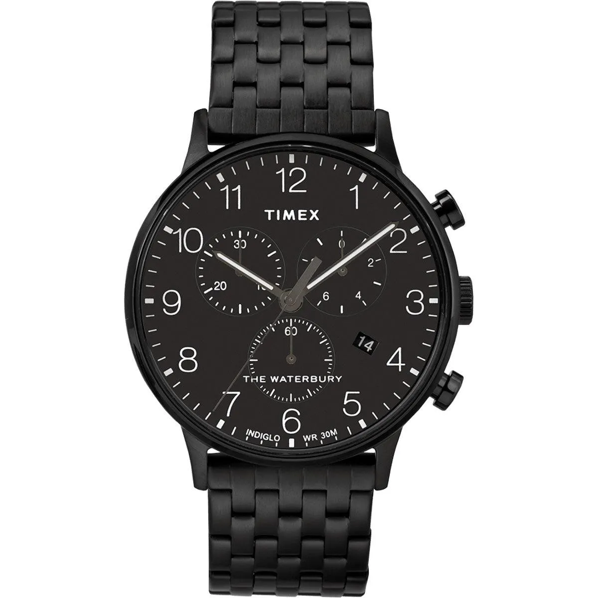 Timex Men's Chrono Watch - Waterbury Classic Stainless Steel Bracelet | TW2R72200