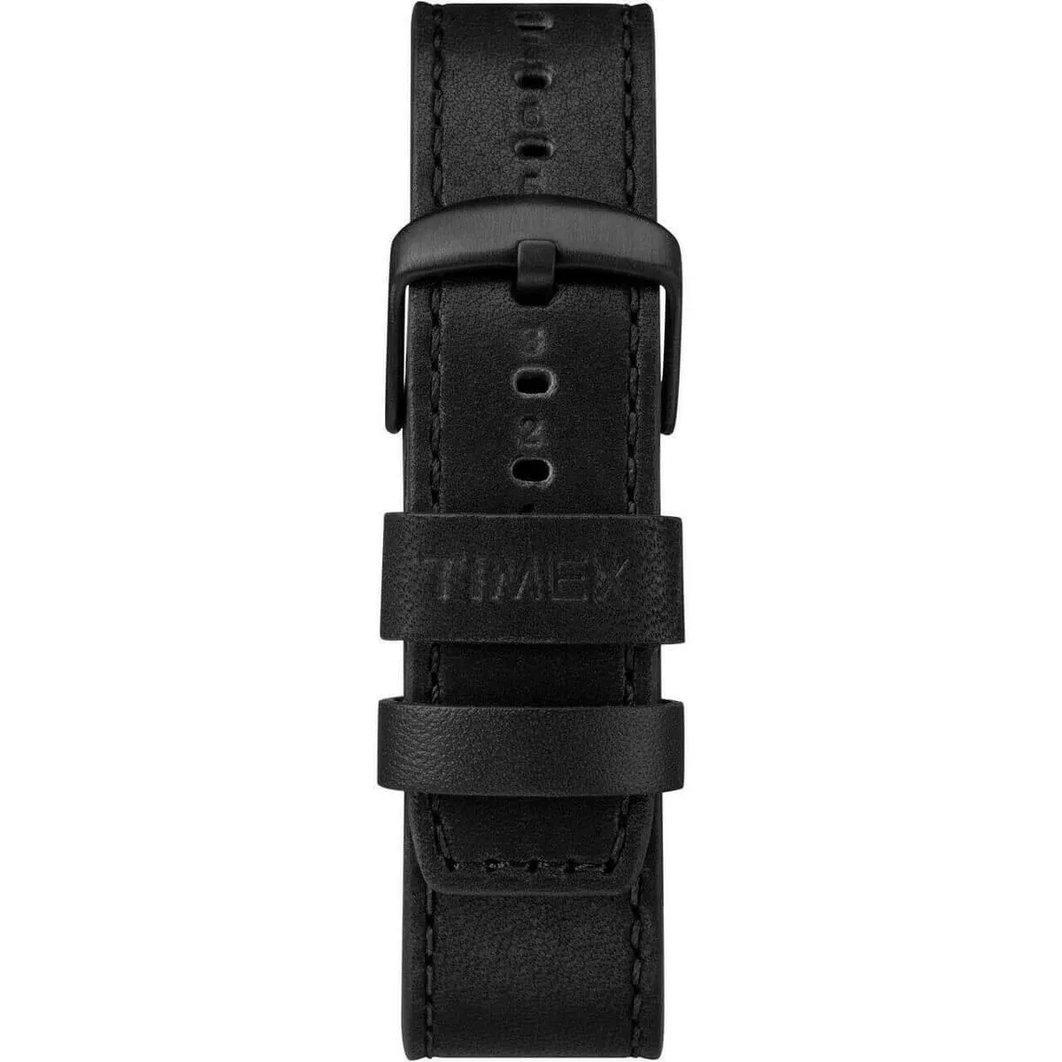 Timex Men's Chronograph Watch - Waterbury Black Leather Strap | TW2R12700VQ