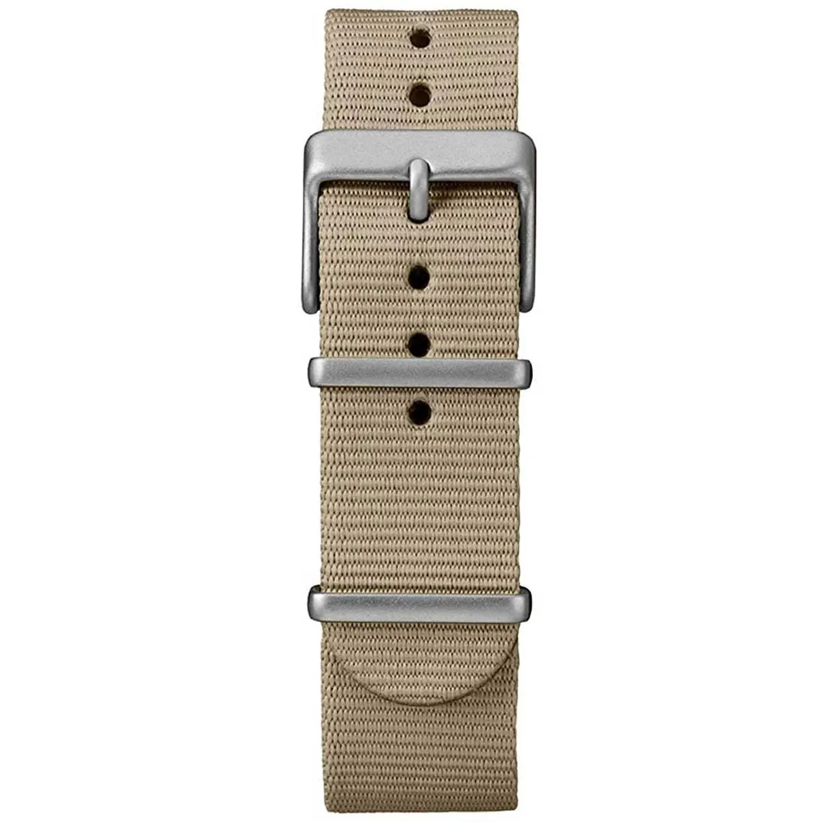Timex Men's Quartz Watch - MK1 Black Dial Beige Nylon Strap | TW2T10300