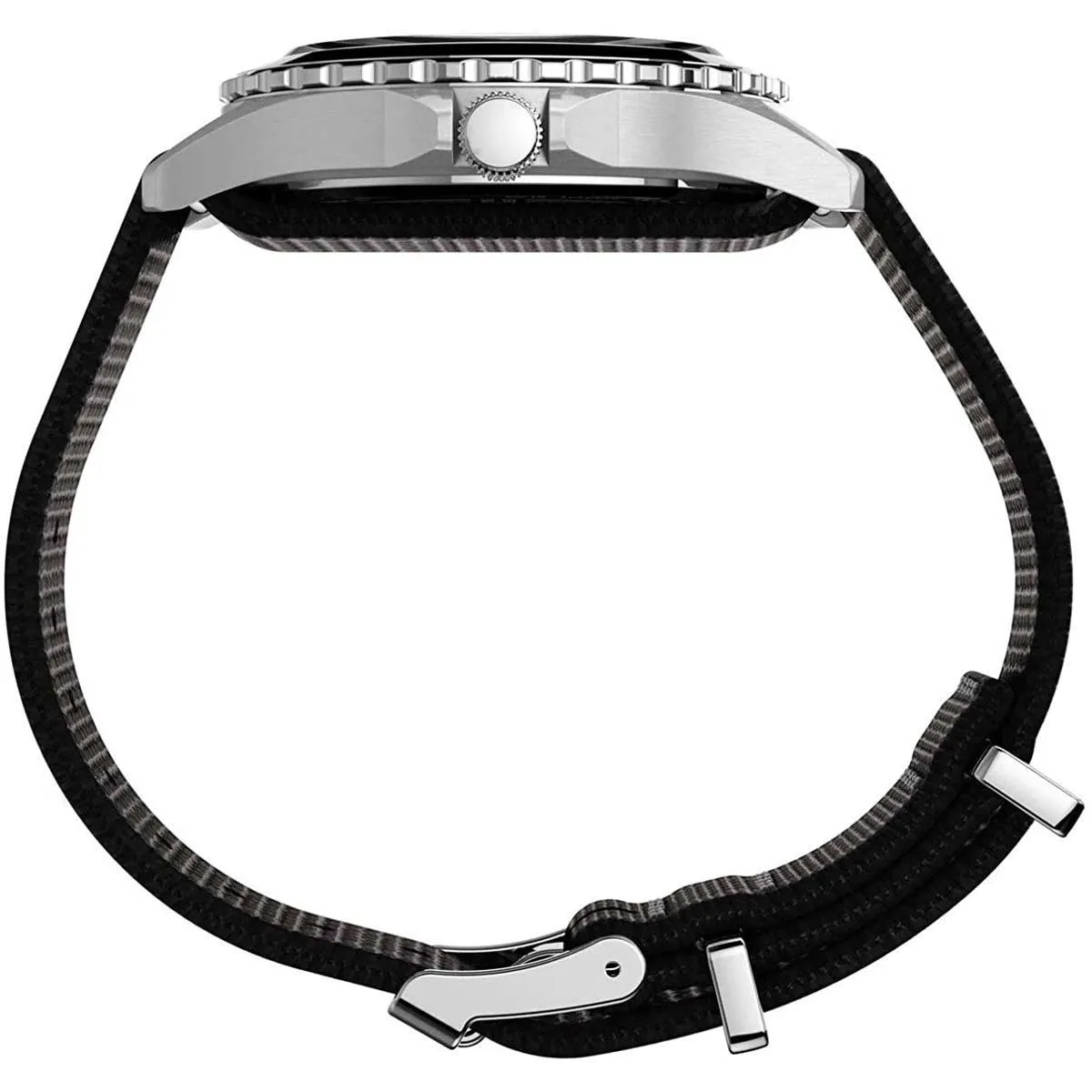 Timex Men's Quartz Watch - Navi XL Rotating Bezel Black Dial Strap | TW2T75600VQ