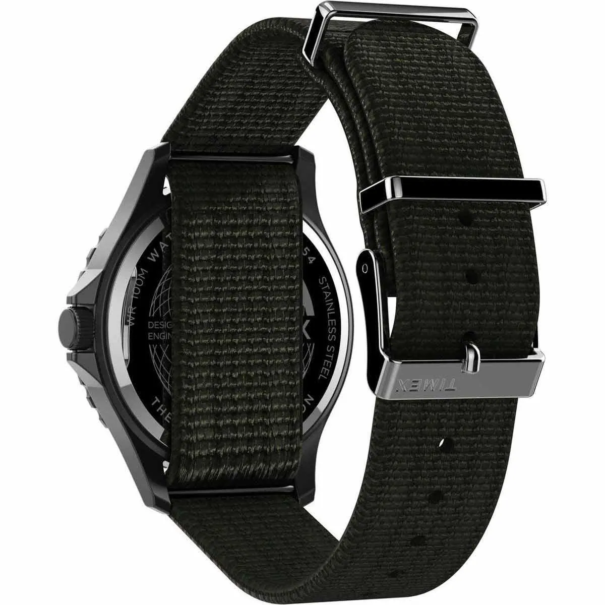 Timex Men's Quartz Watch - Navi XL Rotating Bezel White Dial Strap | TW2T75500VQ