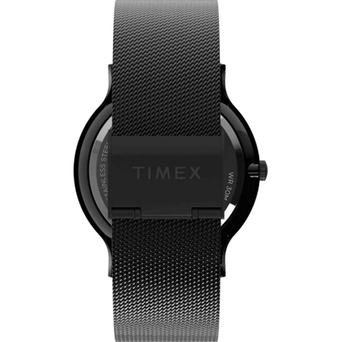 Timex Men's Quartz Watch - Norway Black Dial Mesh Bracelet | TW2T95300VQ