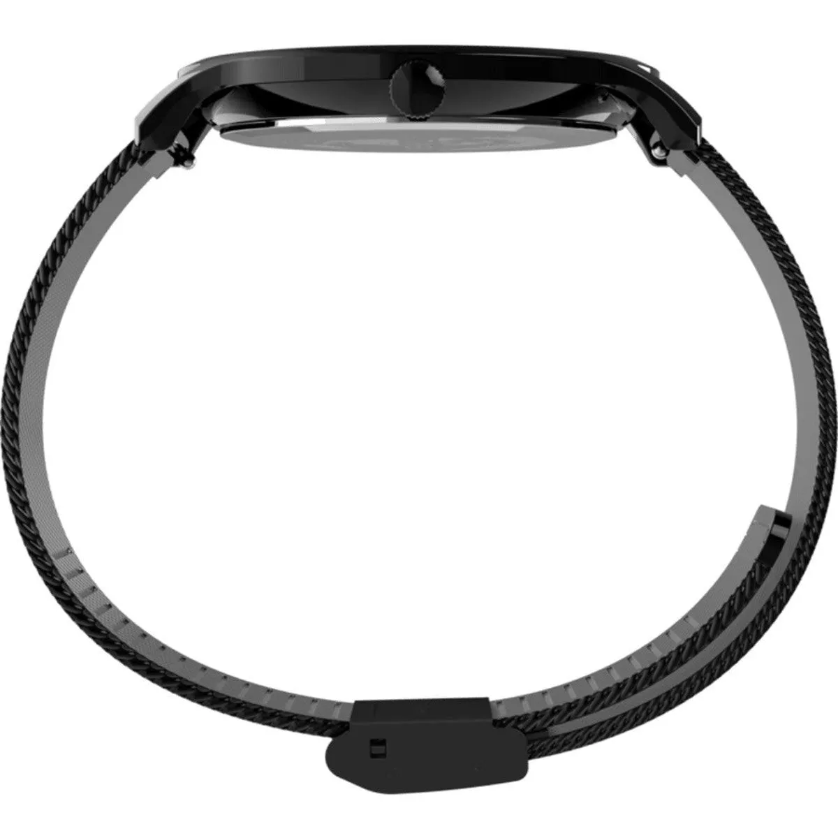 Timex Men's Quartz Watch - Norway Black Dial Mesh Bracelet | TW2T95300VQ
