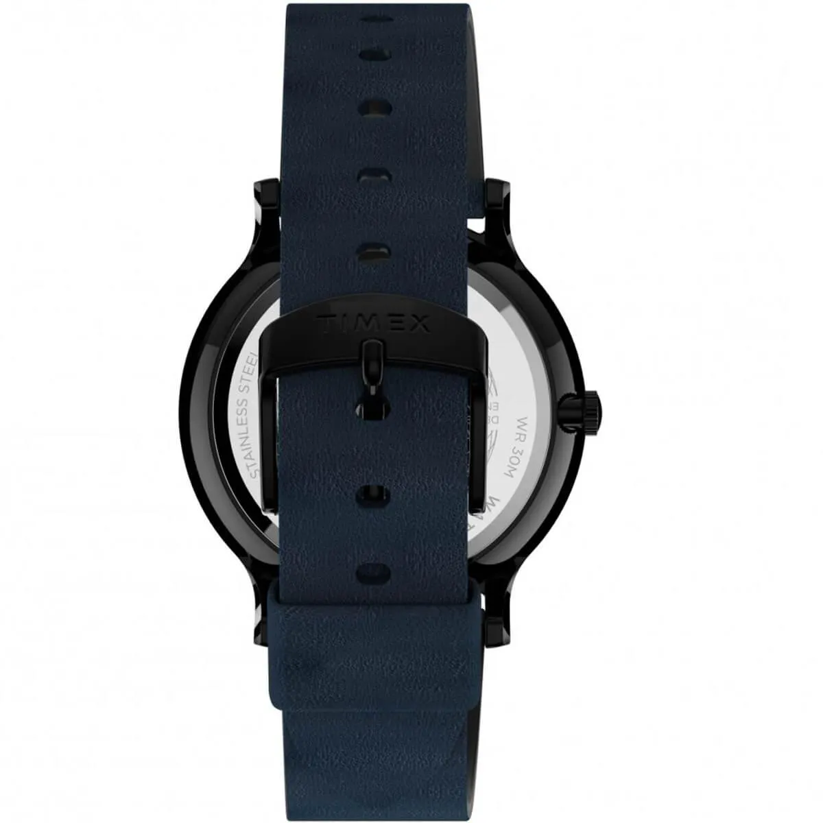Timex Men's Quartz Watch - Norway Blue Dial Blue Leather Strap | TW2T66200VQ