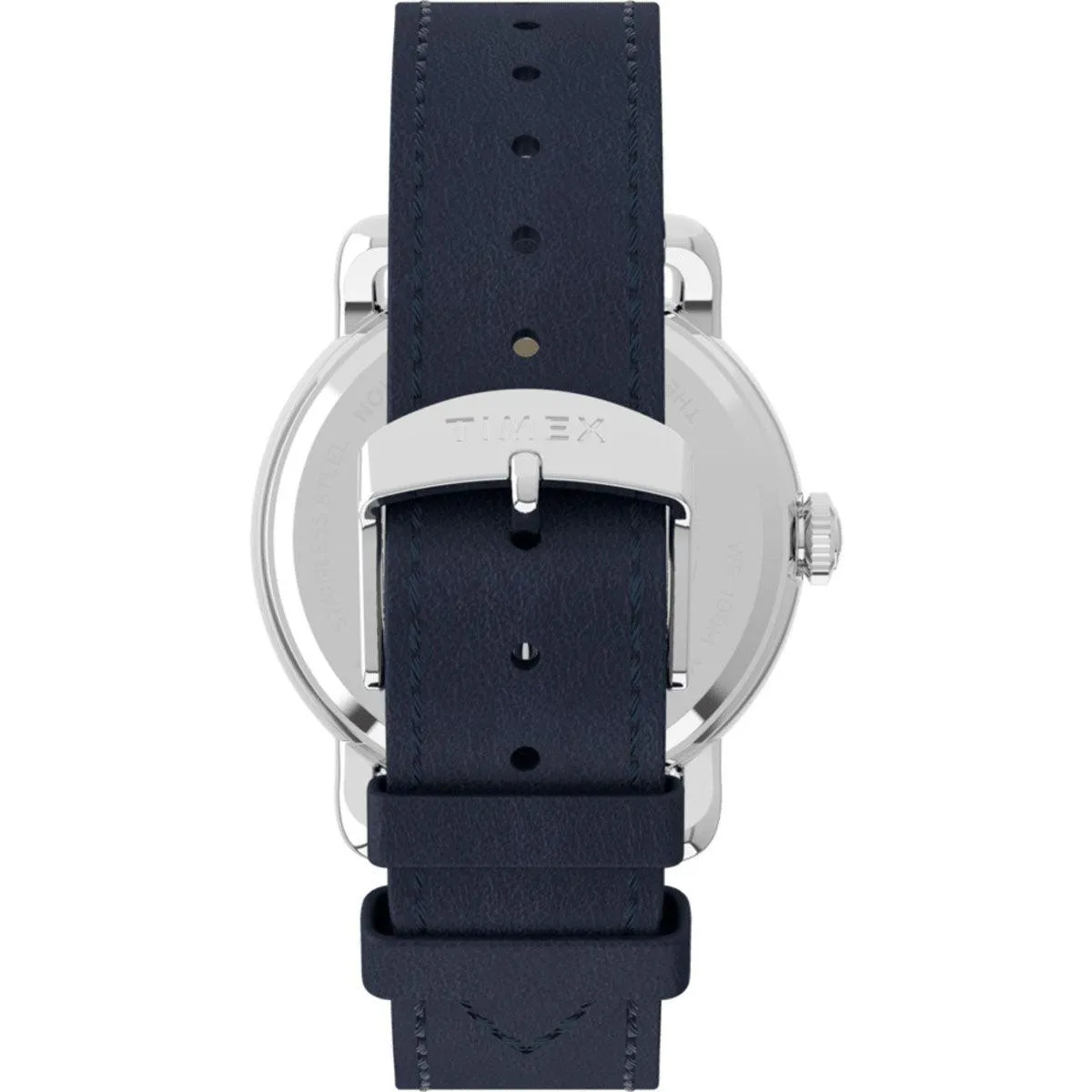 Timex Men's Quartz Watch - Port Black Dial Leather Strap | TW2U01900VQ