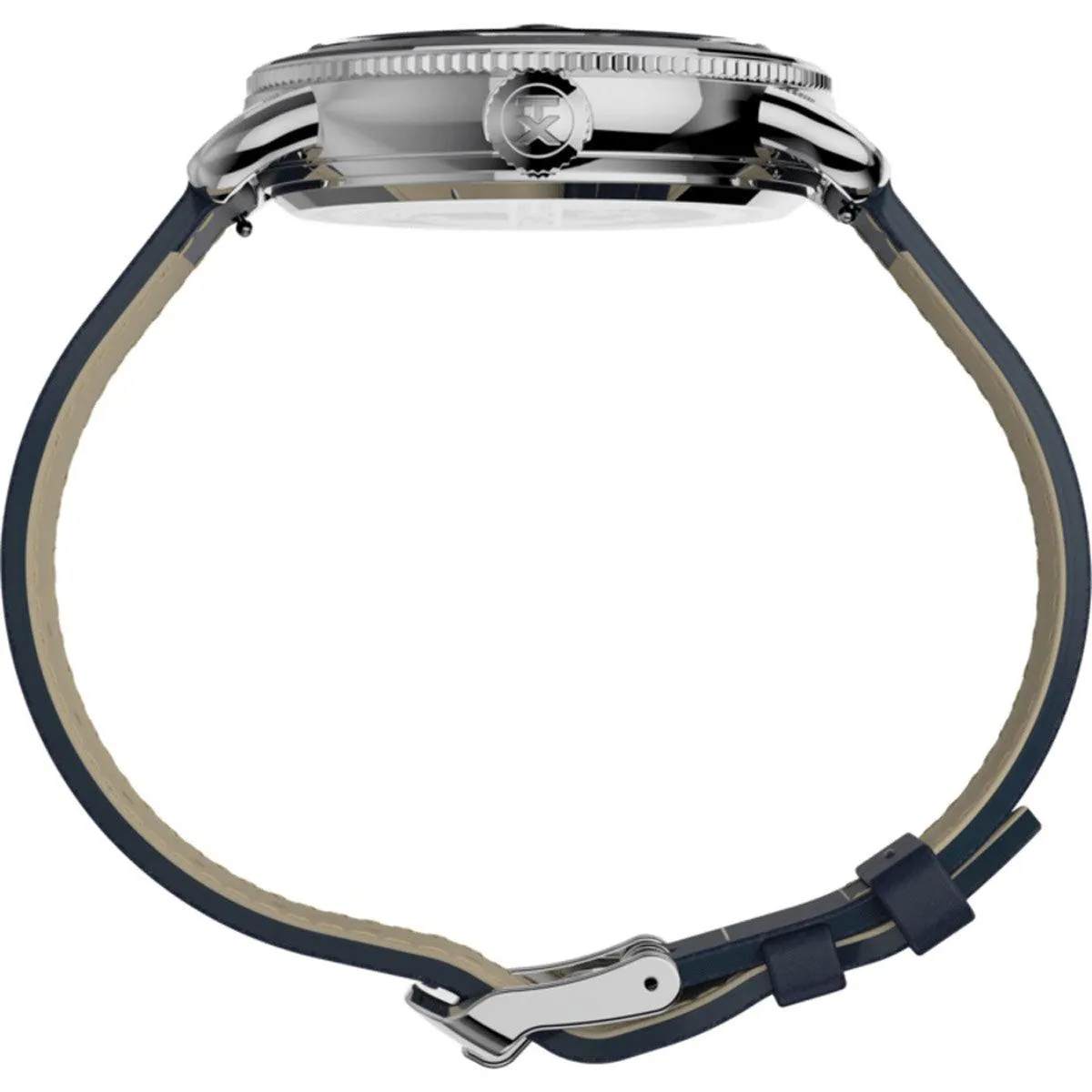 Timex Men's Quartz Watch - Port Black Dial Leather Strap | TW2U01900VQ