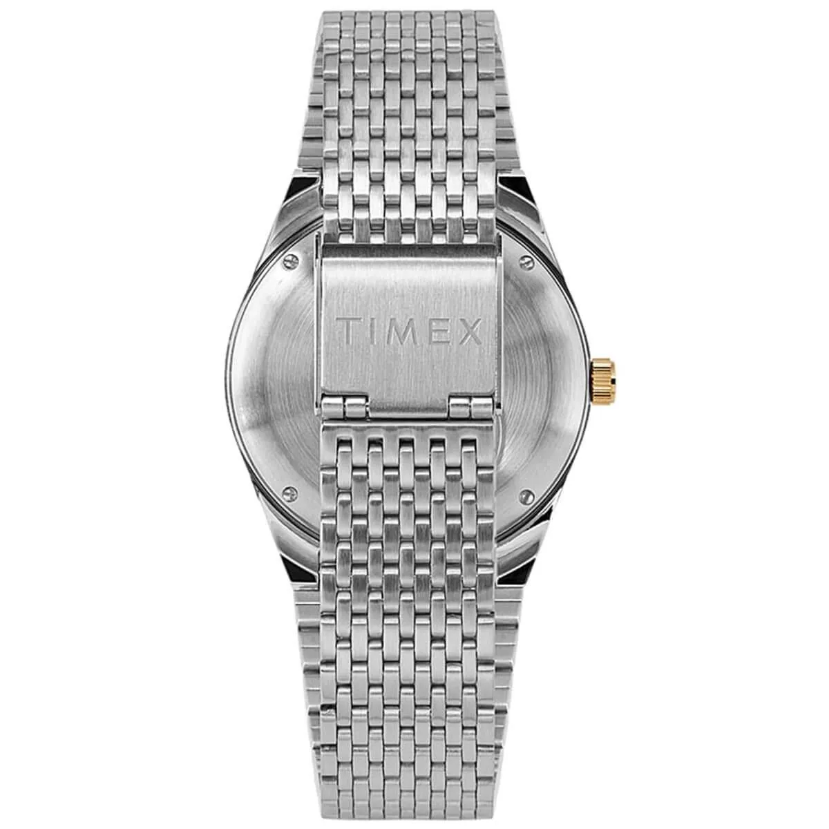Timex Men's Quartz Watch - Q Reissue Bracelet Blue Falcon Eye Dial | TW2T80800ZV