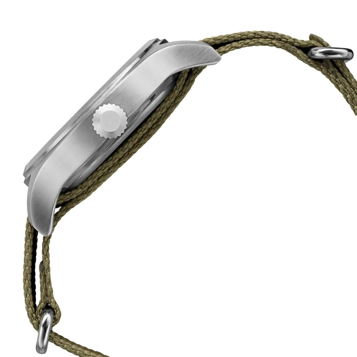 Timex Men's Quartz Watch - Todd Snyder Military Cream Dial Green Strap | TW2R78800JR