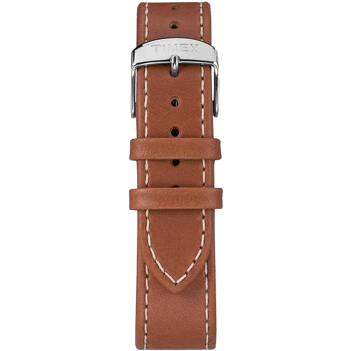 Timex Men's Quartz Watch - Waterbury Cream Dial Brown Leather Strap | TW2R25600VQ