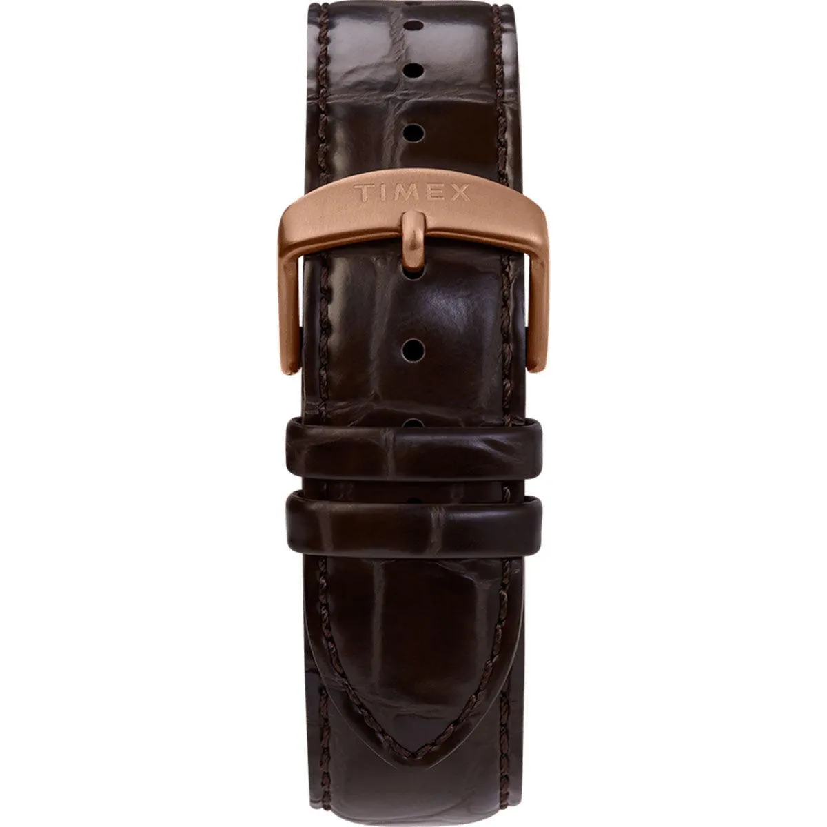 Timex Men's Quartz Watch - Waterbury Tan Dial Brown Leather Strap | TW2R88300