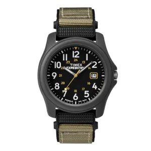 Timex Men's Strap Watch - Expedition Camper Quartz Black Dial Grey Nylon | T42571JV